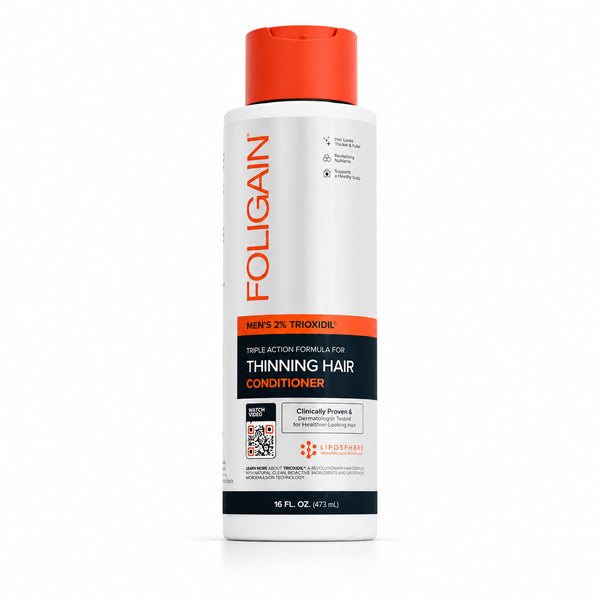 FOLIGAIN® 三重作用护发素 男士稀疏头发 2% TRIOXIDIL® 473毫升