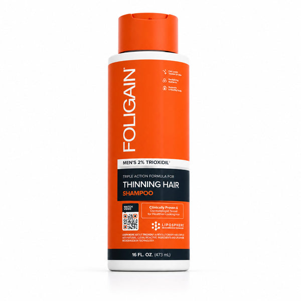 FOLIGAIN® 三重作用洗发水 男士稀疏头发 2% TRIOXIDIL® 473毫升