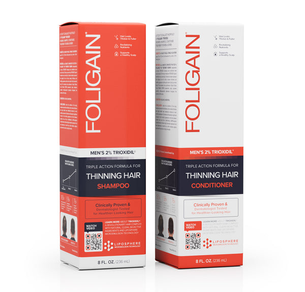FOLIGAIN 男士生发洗发水 + 护发素套装