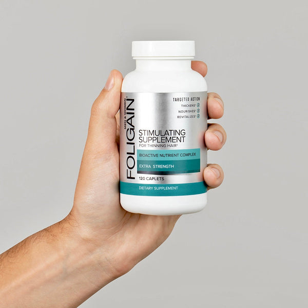 FOLIGAIN® Men's Hair Regrowth Kit with TRIOXIDIL® 10% and Minoxidil 5%