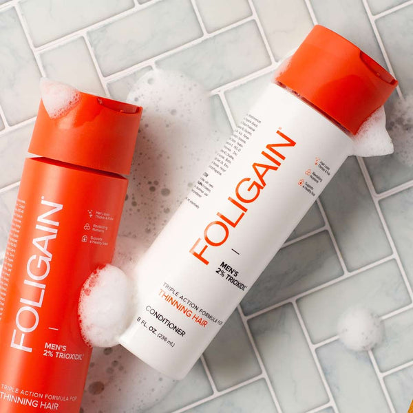 FOLIGAIN 男士生发洗发水 + 护发素套装